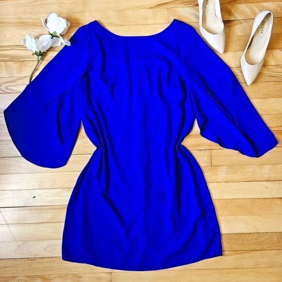 AB Studio Blue Dress - Picture 1 of 10